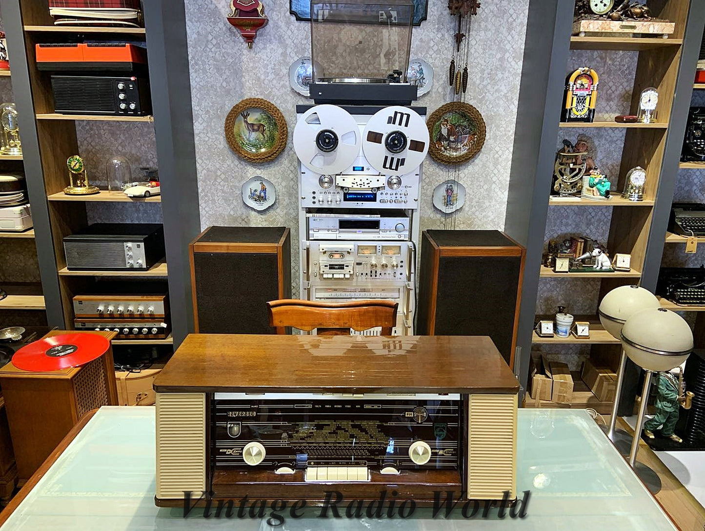 Philips Reverbeo | Vintage Radio | Orjinal Old Radio | Antique Radio | Lamp Radio | Philips Pallas Stereo Radio