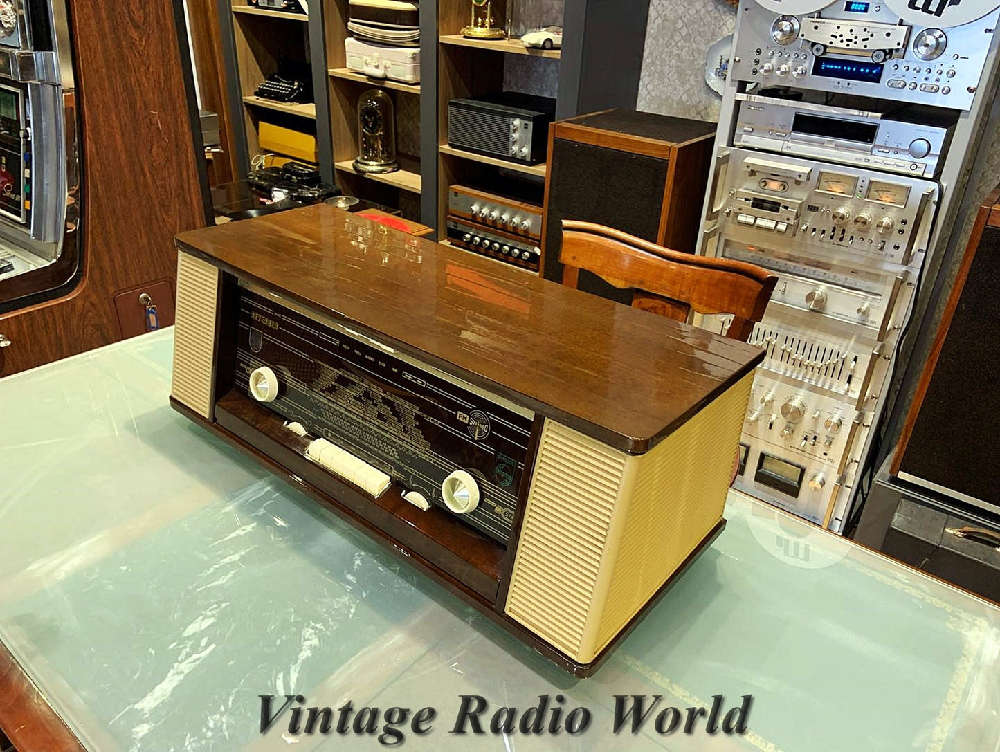 Philips Reverbeo | Vintage Radio | Orjinal Old Radio | Antique Radio | Lamp Radio | Philips Pallas Stereo Radio