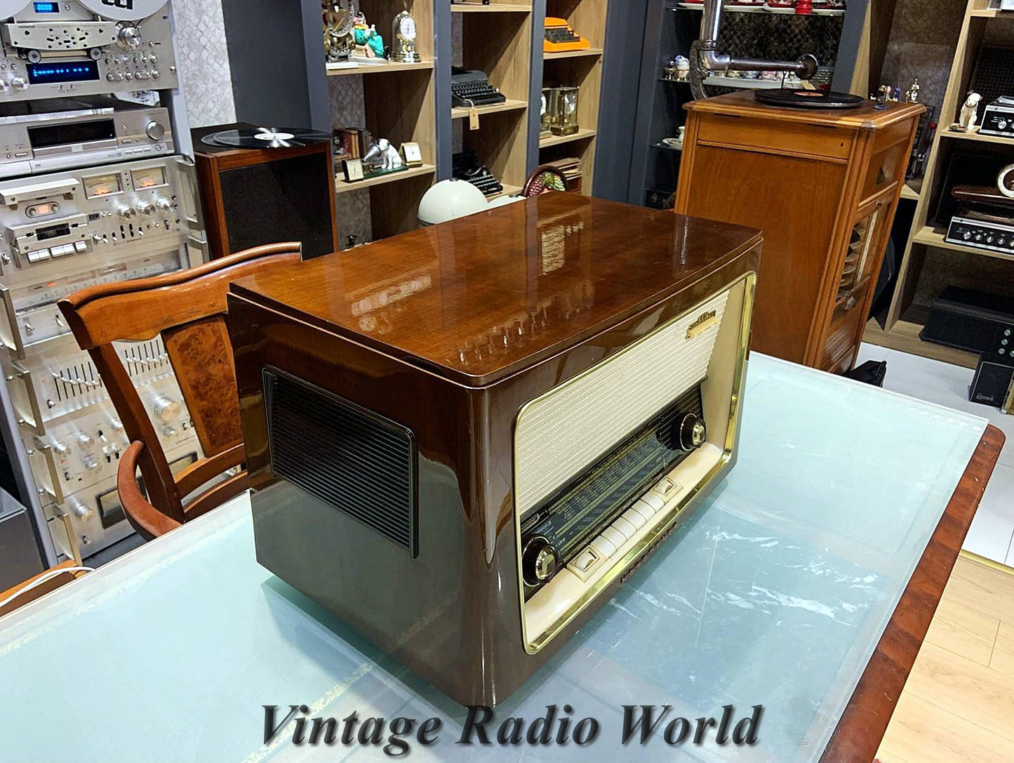 Nordmende | Vintage Radio | Orjinal Old Radio | Antique Radio | Lamp Radio | Nordmende FM  Radio, Turntable