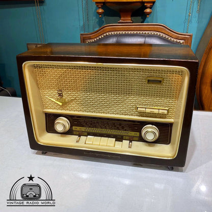 Grundig 1088 - Authentic Vintage Radio, Original Classic, Lamp Radio - Experience Nostalgia with Grundig 1088