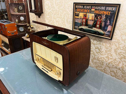 Sonneclair Vintage Radio - Original Classic, Lamp Radio - Dive into Nostalgia with Sonneclair Radio, Turntable