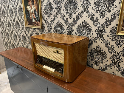 Germany Rekord225 Lamp Radio With RECORD | Vintage Radio | Orjinal Old Radio | Radio | Lamp Radio |, Turntable