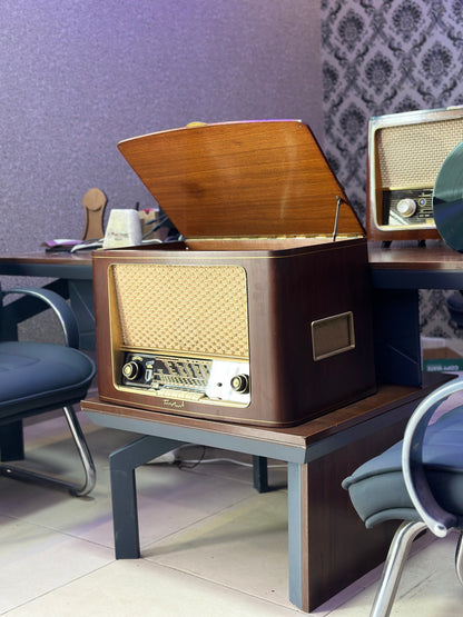 Tonfunk | Vintage Radio | Orjinal Old Radio | Antique Radio | Lamp Radio | Tonfunk Radio- Turntable