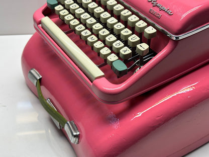 Olympia SM5 Typewriter / Antique  Typewriter,Pink Typewriter,Premium GIFT