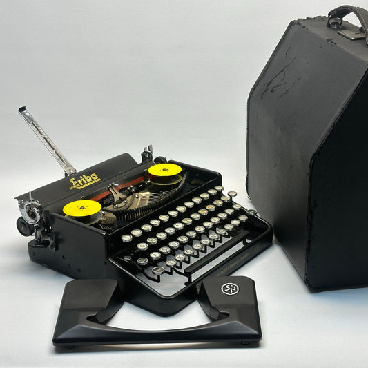 Erika Typewriter Model 5 - Vintage Black Charm, Crafted from 1955 Onward, Premium Quality, Antique Elegance - A Timeless Gift