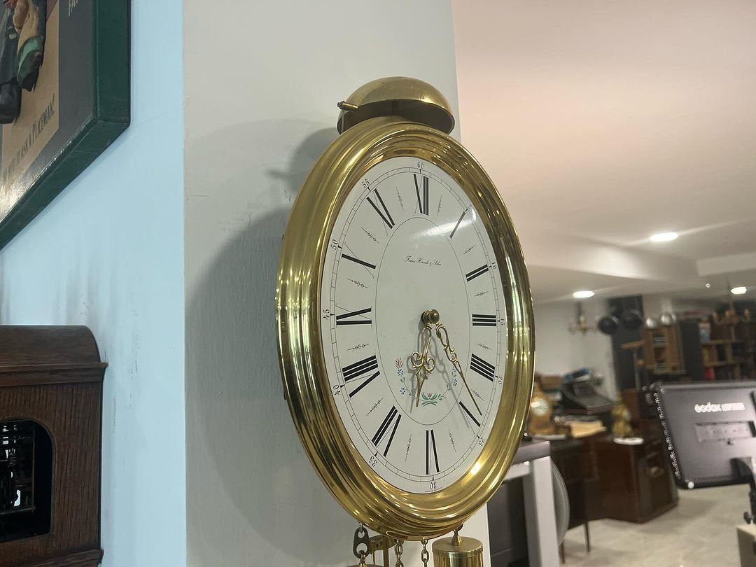 Collectible Antique Hermle Wall Clock in Perfect Condition and Fully Functional