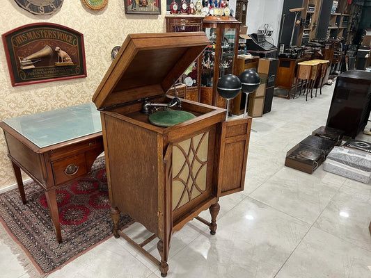 Ultra Rare German-Made Early Period Coin-Operated Gramophone | Fully Functional- Turntable