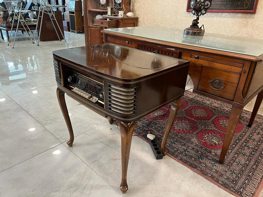 Loewe Opta Spinett Piano-Form Tube Music Cabinet | Original FM | High Condition | Fully Functiona- Turntable