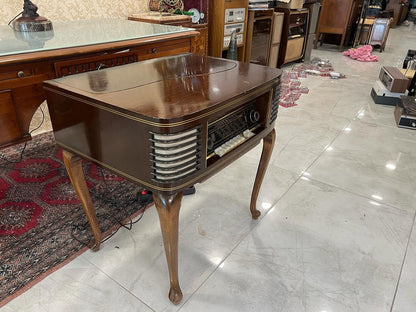 Loewe Opta Spinett Piano-Form Tube Music Cabinet | Original FM | High Condition | Fully Functiona- Turntable