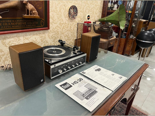 Dual HS 38 | Includes German Minerva Speaker Set | High Condition | Fully Functional- Turntable