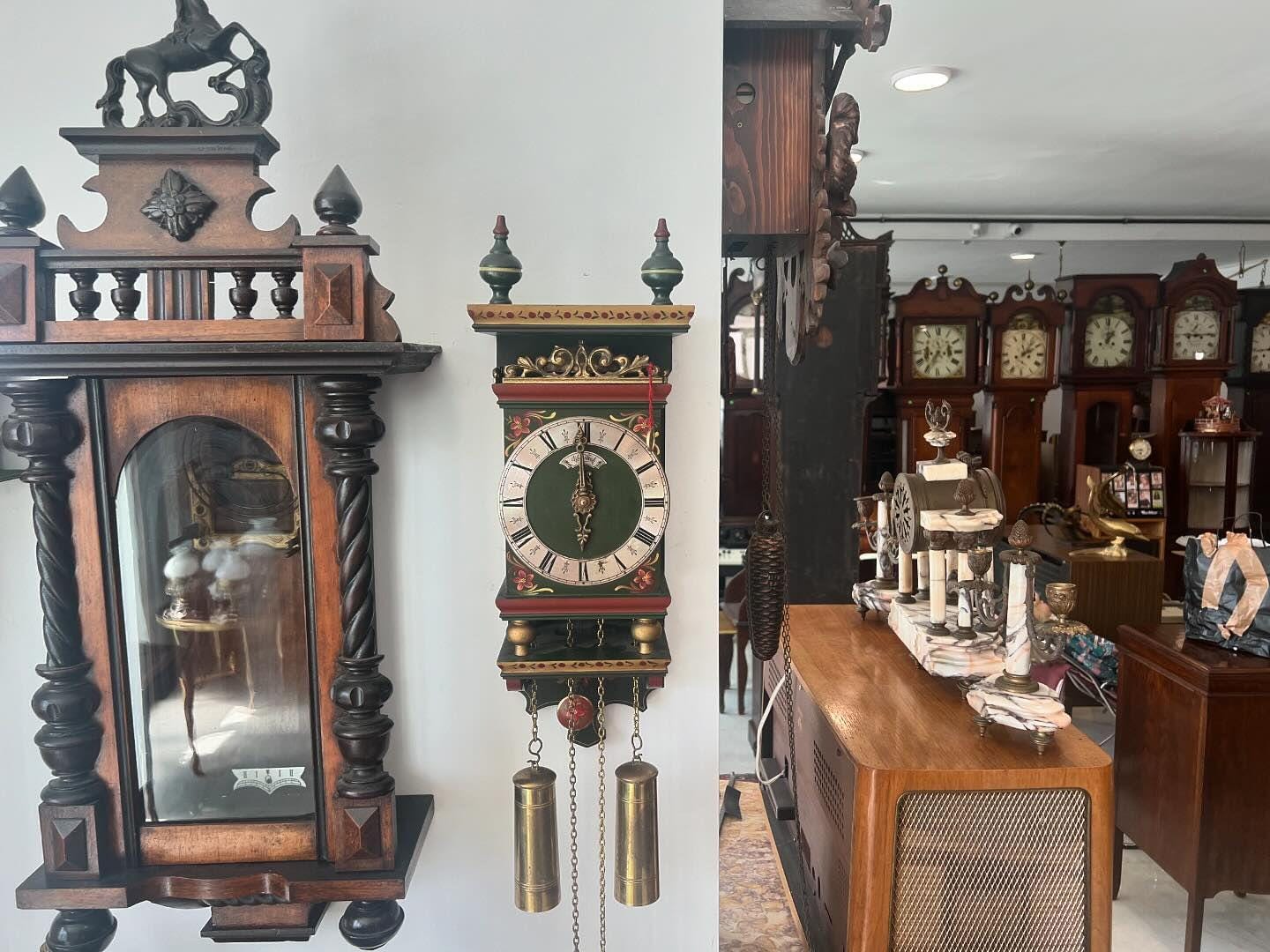 Rare Collectible Dutch Clock - Antique, Unique Design, Excellent Condition, Fully Functional