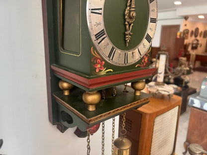 Rare Collectible Dutch Clock - Antique, Unique Design, Excellent Condition, Fully Functional