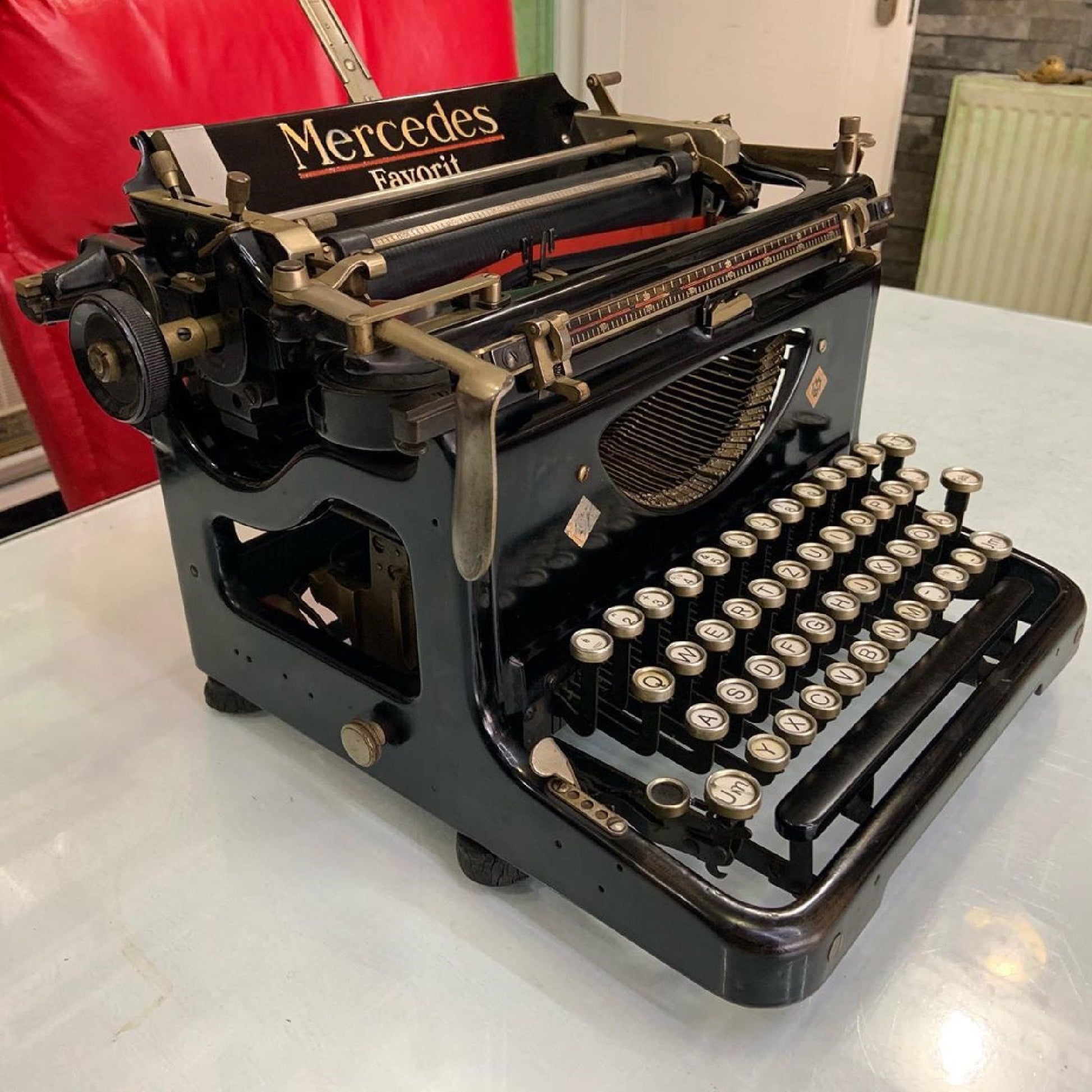 Mercedes Office Rare and Exclusive Error-free Typewriter| Working Typewriter | Old Typewriter | Antique Typewriter | Vintage Typewriter