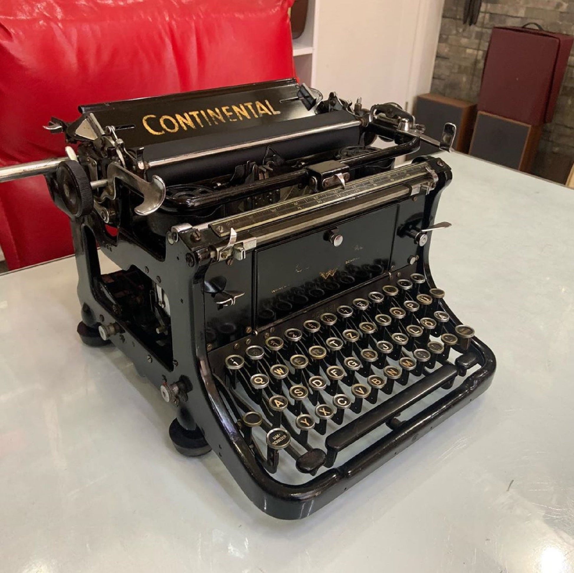 Continental Office Typewriter - A Working Antique, Vintage Elegance for Your Workspace