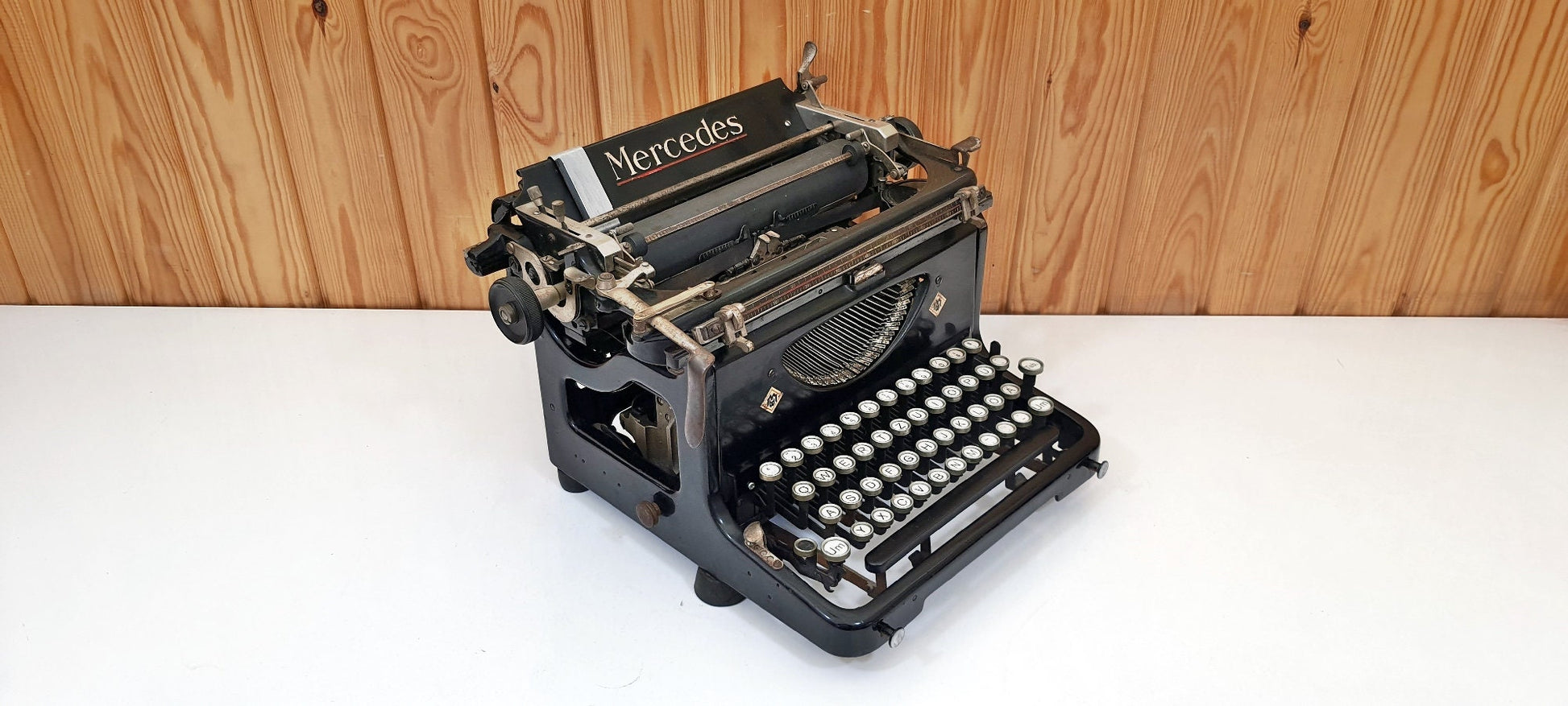 Special !! Mercedes Typewriter 1925. | Typewriter like new,typewriter working