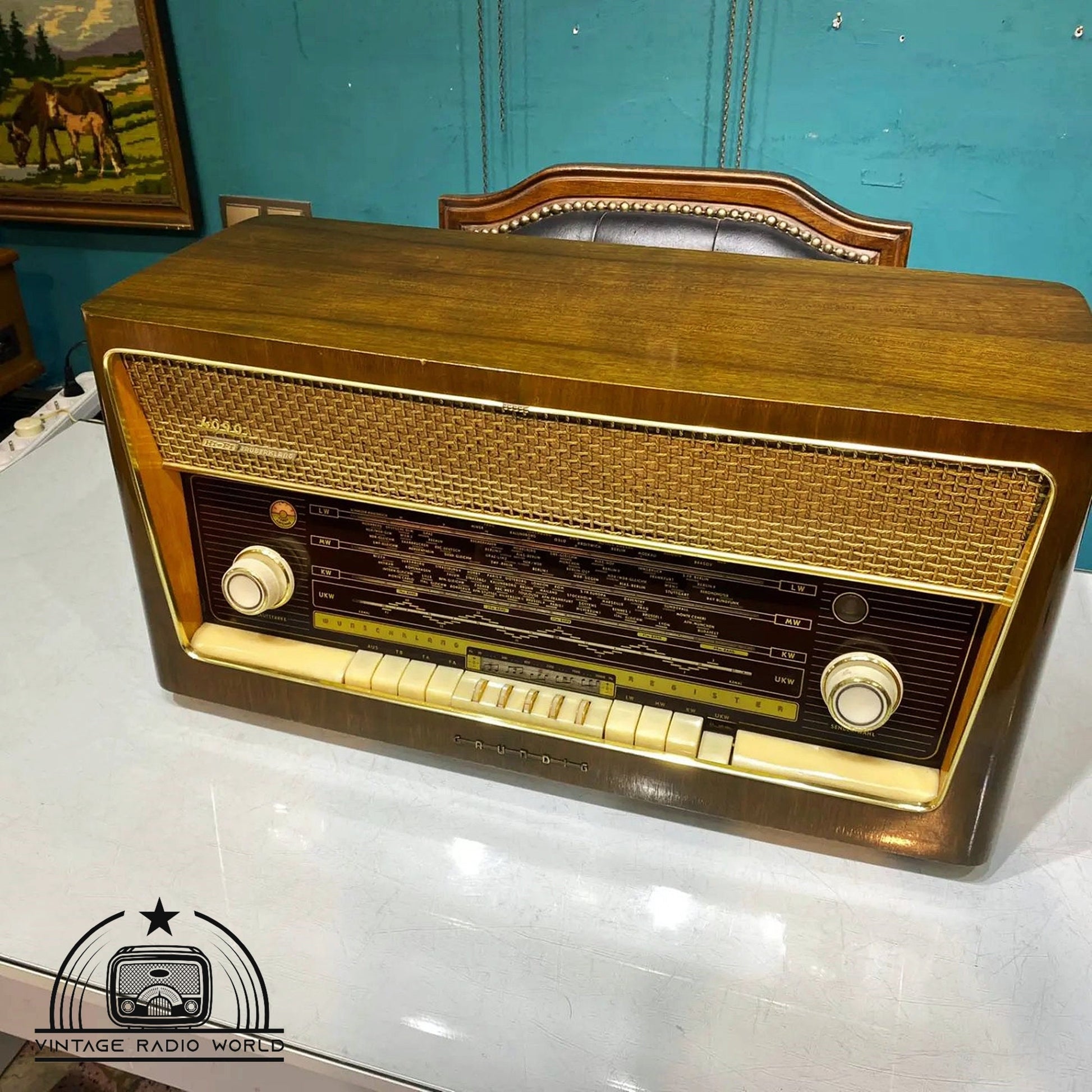 Grundig 4090 | Vintage Radio | Orjinal Old Radio | Radio | Lamp Radio | Grundig 4090 Radio